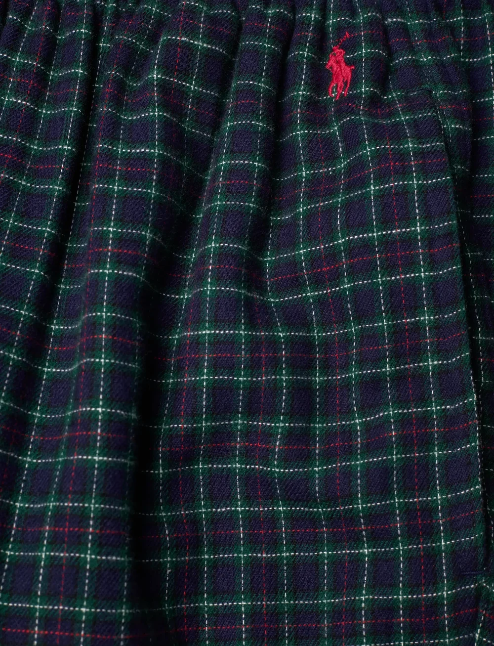 Polo Ralph Lauren - Cotton Jersey & Plaid Flannel Sleep Set - pyjamasset - white / navy fore - 5