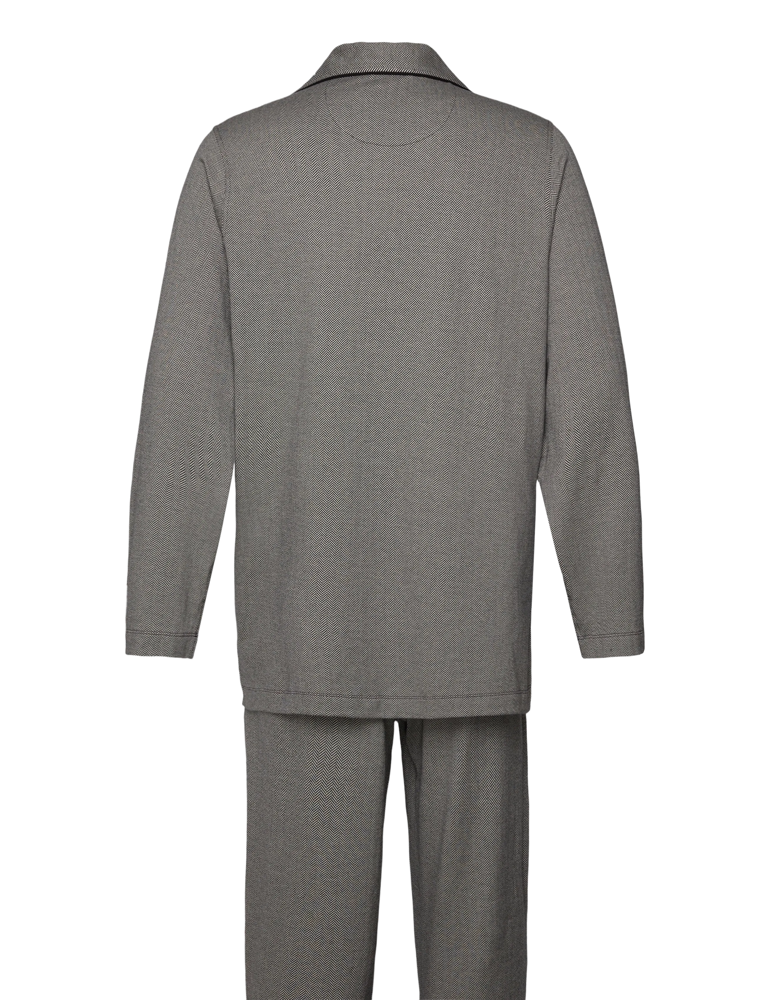 Polo Ralph Lauren - Jacquard-Knit Pajama Set - black/cream - 1