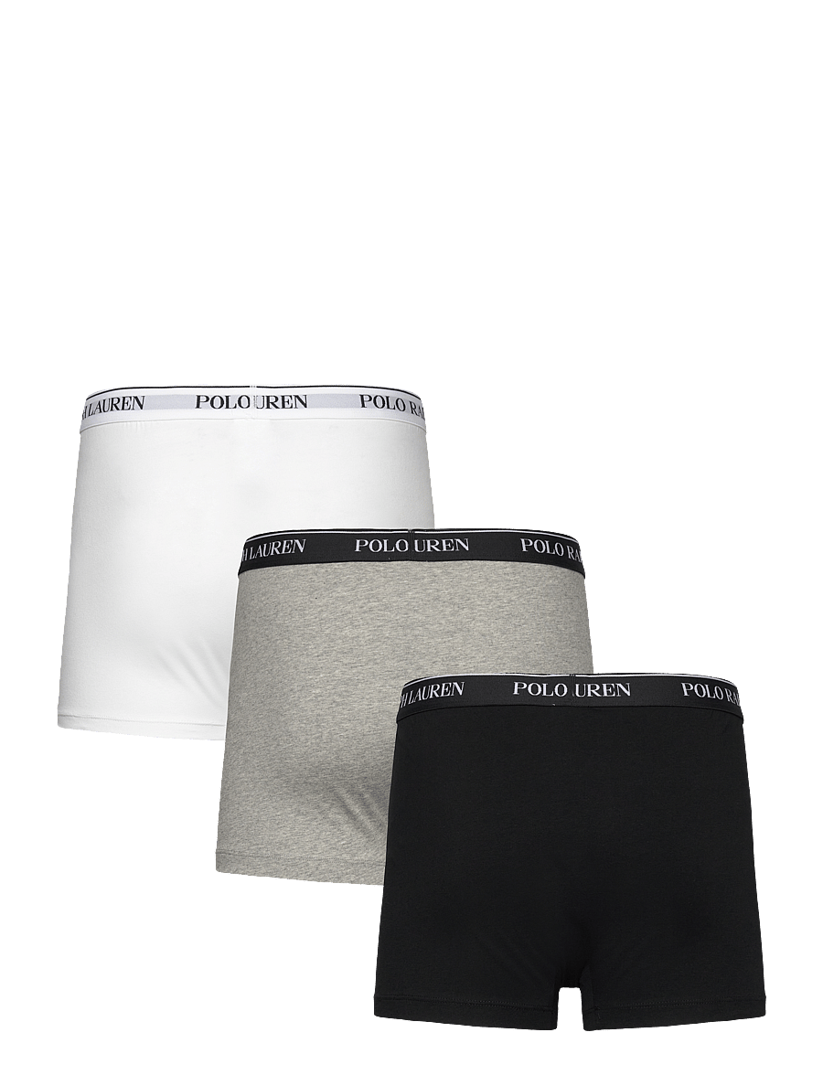 Polo Ralph Lauren - Classic Stretch Cotton Trunk 3-Pack - unterhosen im multipack - 3pk black/white/a - 1