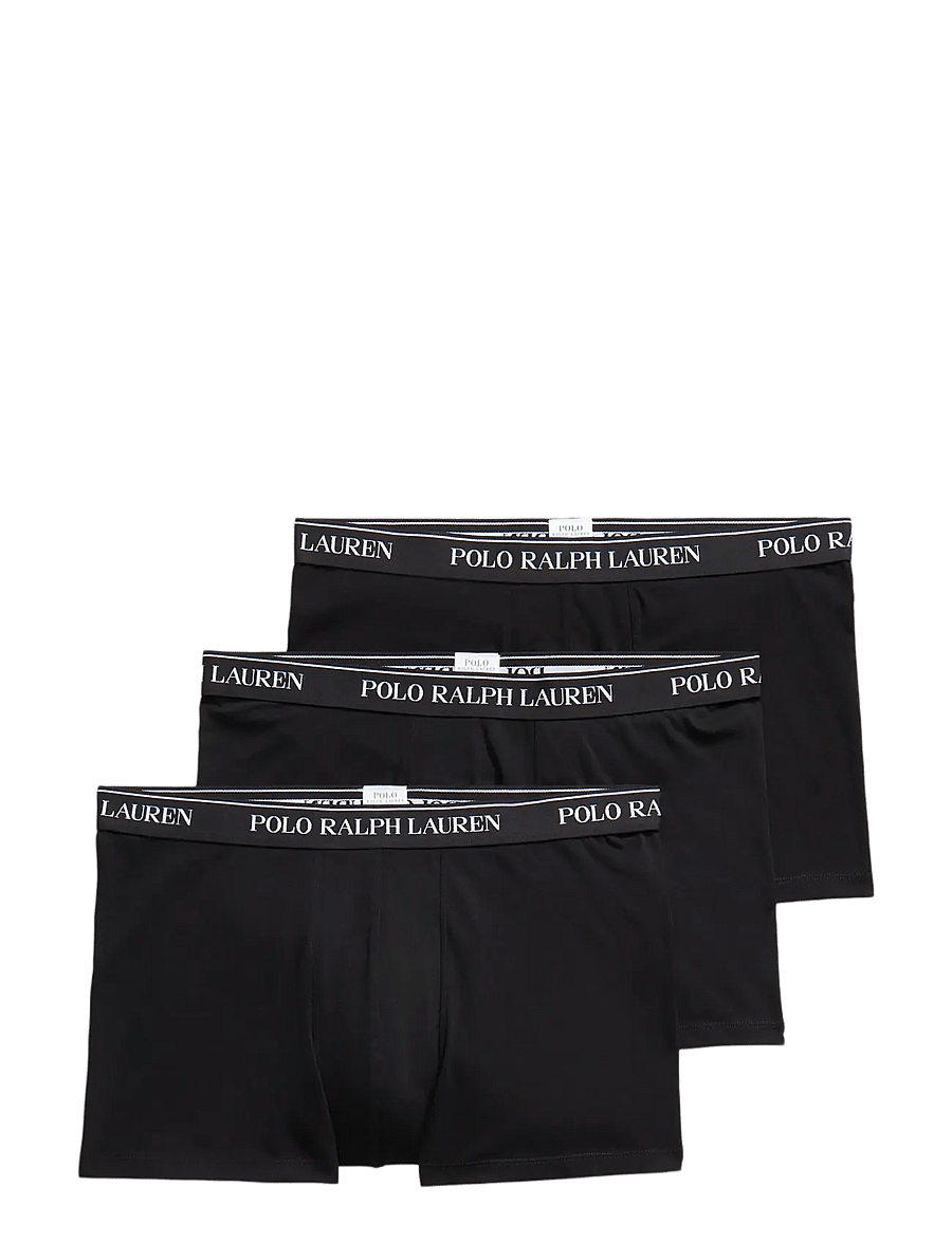 Polo Ralph Lauren - Classic Stretch Cotton Trunk 3-Pack - unterhosen im multipack - 3pk blck/blck/blc - 0