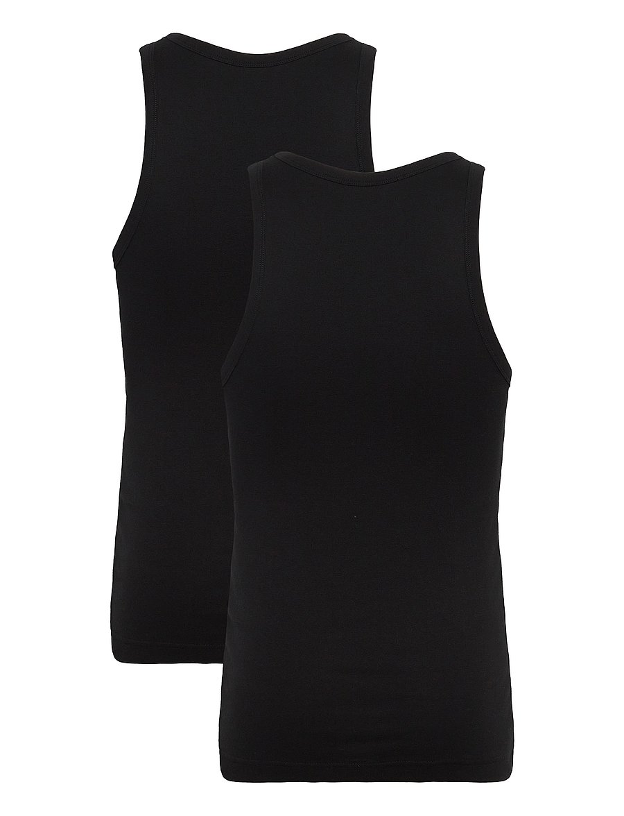 Polo Ralph Lauren - Classic Fit Tank Undershirt 2-Pack - t-krekli bez piedurknēm - 2pk black/black - 4