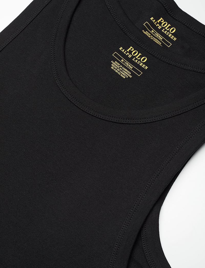 Polo Ralph Lauren - Classic Fit Tank Undershirt 2-Pack - varrukateta särgid - 2pk black/black - 1