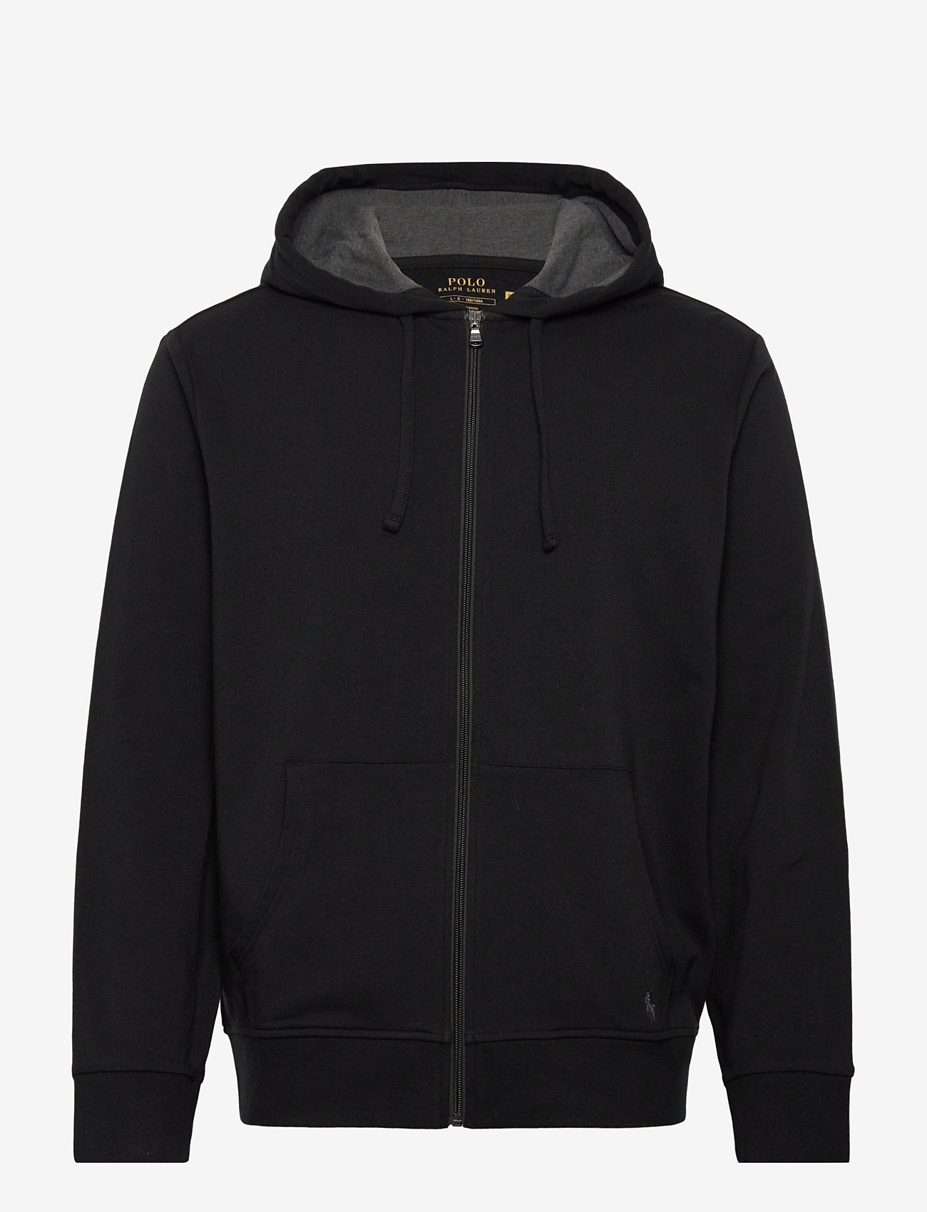 Polo Ralph Lauren - COTTON BLEND-LNG-TOP - kapuzenpullover - polo blck - 0