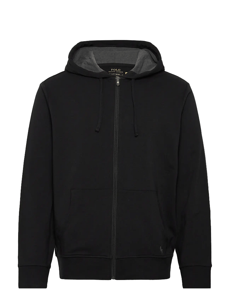 Polo Ralph Lauren - COTTON BLEND-LNG-TOP - kapuzenpullover - polo blck - 0