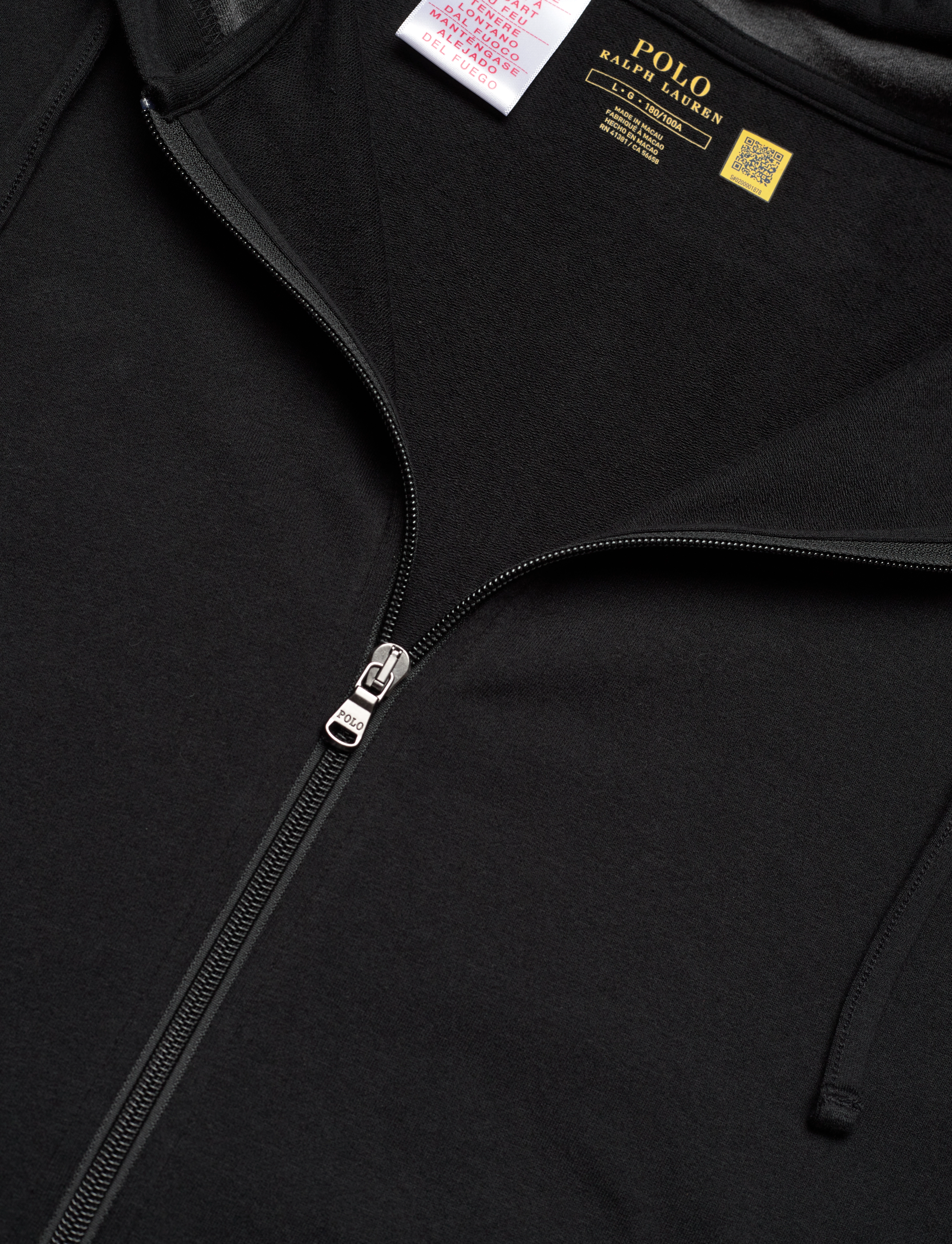 Polo Ralph Lauren - COTTON BLEND-LNG-TOP - hoodies - polo blck - 2