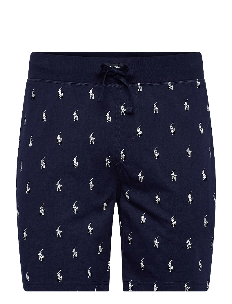 Polo Ralph Lauren - Slim Polo Pony Cotton Jersey Sleep Short - pyjamahose - cruise nvy aopp - 0