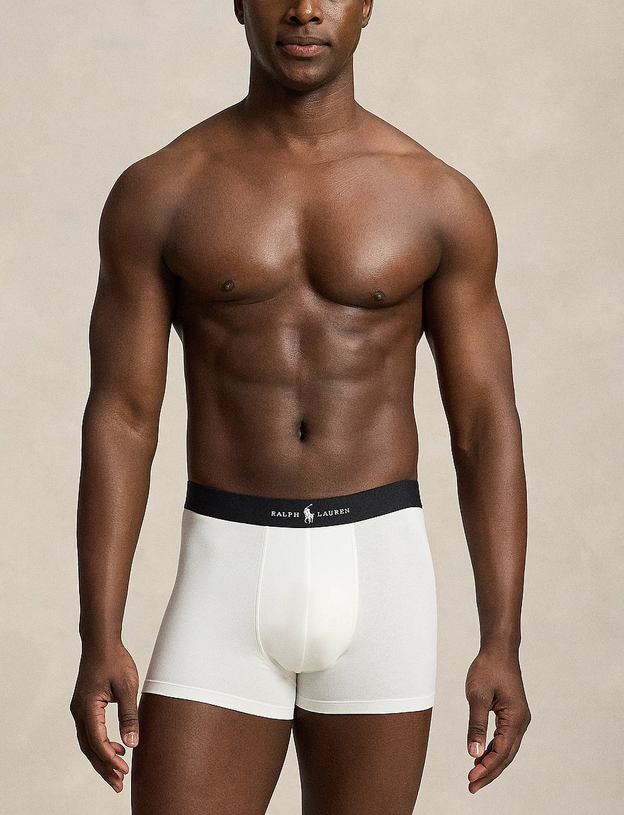 Polo Ralph Lauren - Classic Cotton-Blend Trunk 3-Pack - unterhosen im multipack - 3pk black/bastill - 0