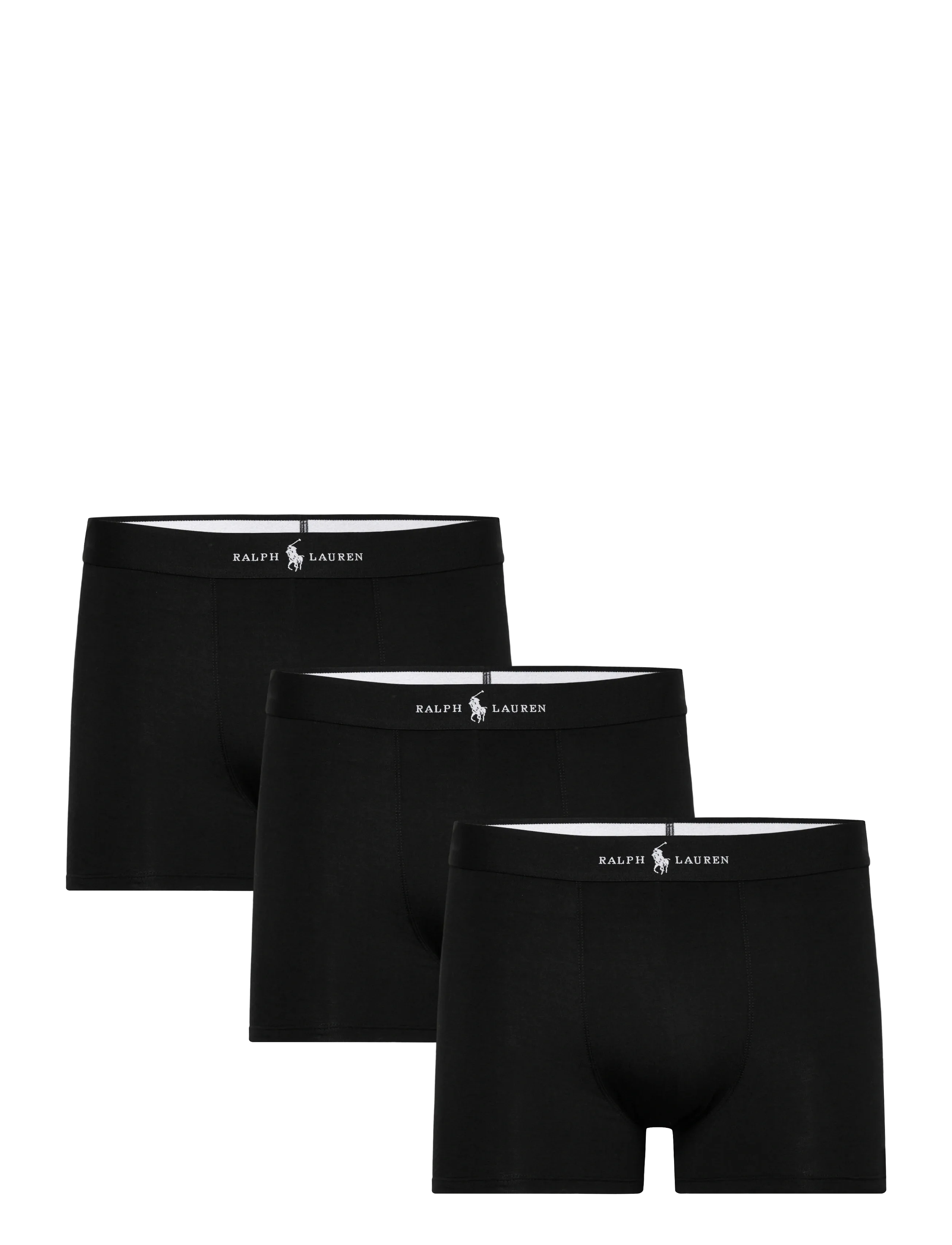 Polo Ralph Lauren Classic Cotton-Blend Trunk 3-Pack - Aluspesu - 3PK BLACK/BLACK/B / black