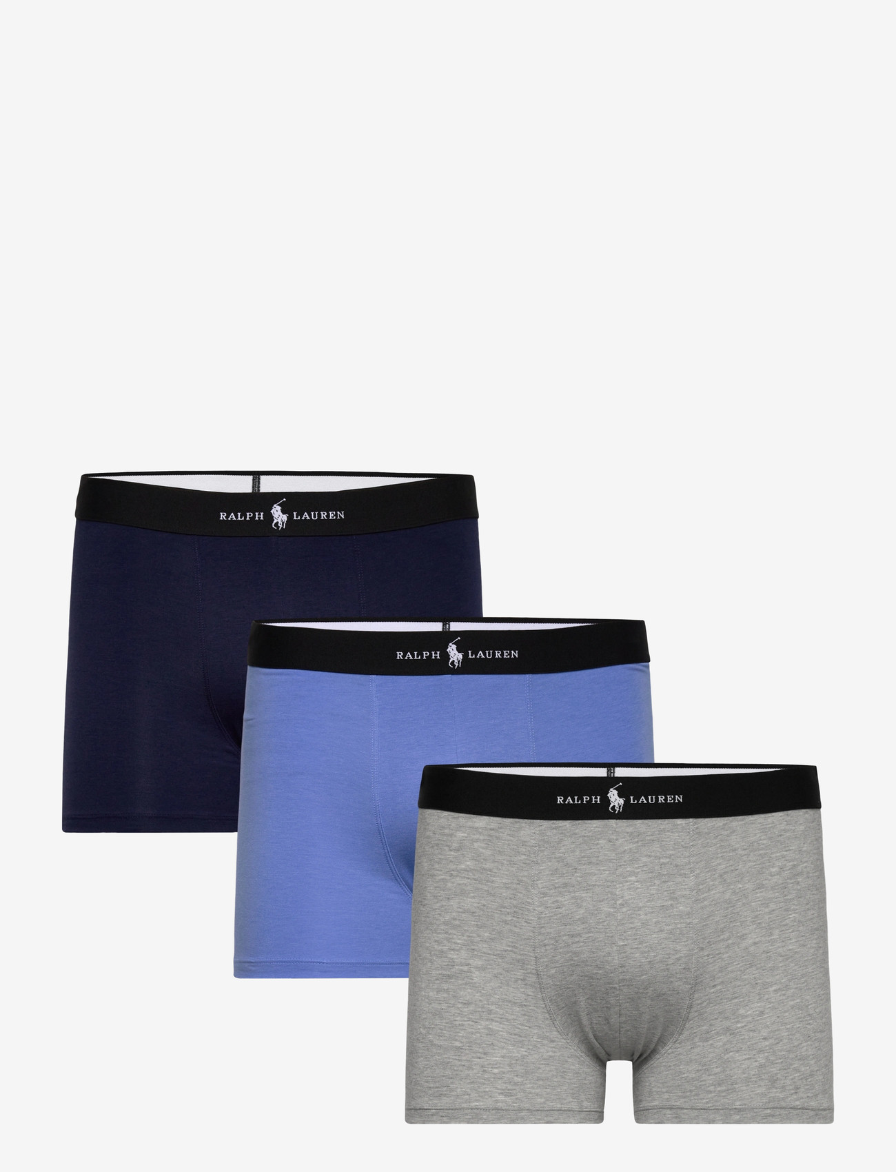 Polo Ralph Lauren - Classic Cotton-Blend Trunk 3-Pack - multipack underpants - 3pk nvy/hrbr isl - 0