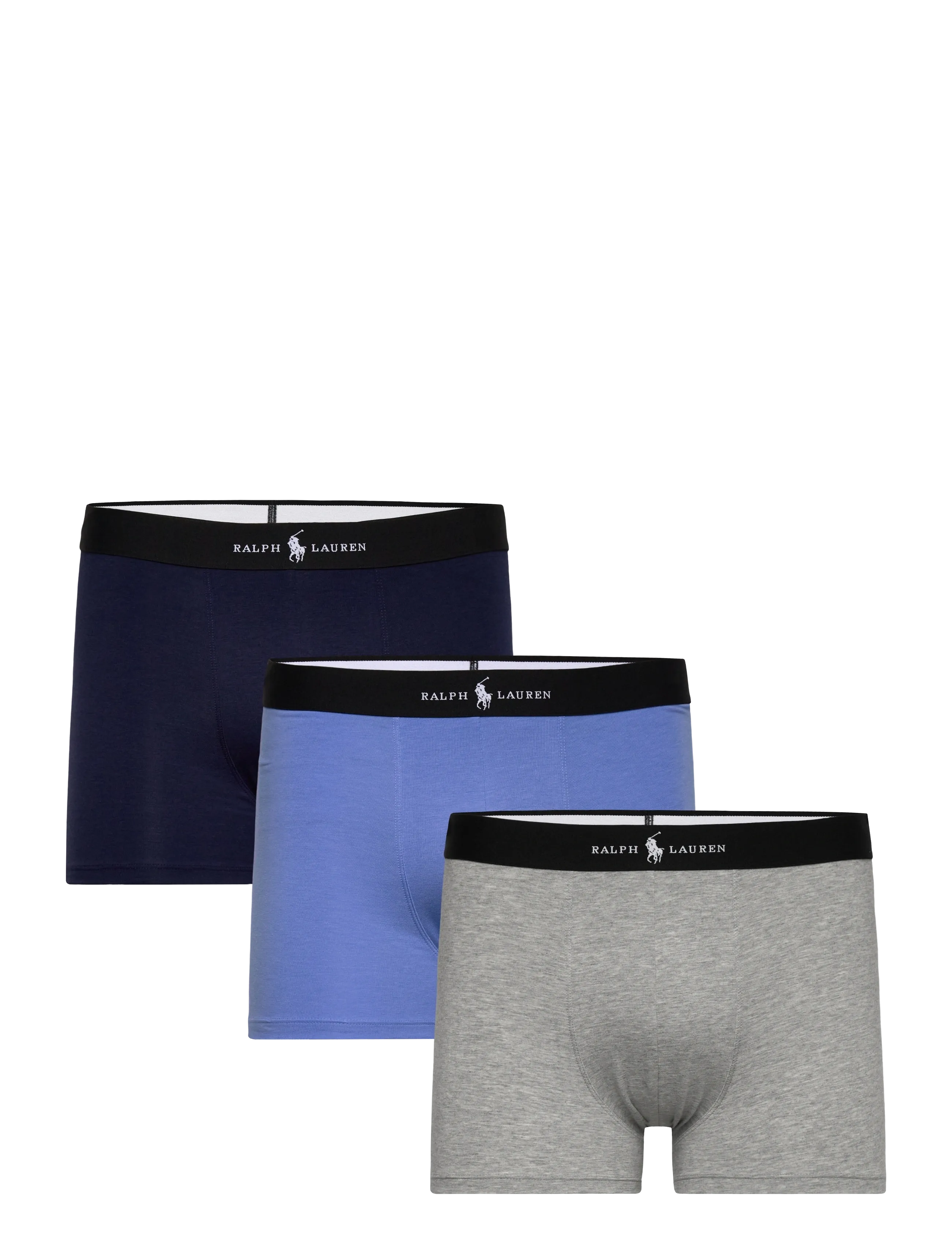 Classic Cotton-Blend Trunk 3-Pack - 3PK NVY/HRBR ISL