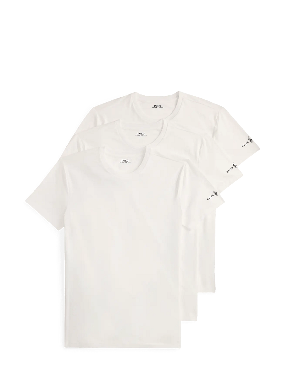 Polo Ralph Lauren - Stretch Crewneck Undershirt 3-Pack - 3pk white/white/w - 1