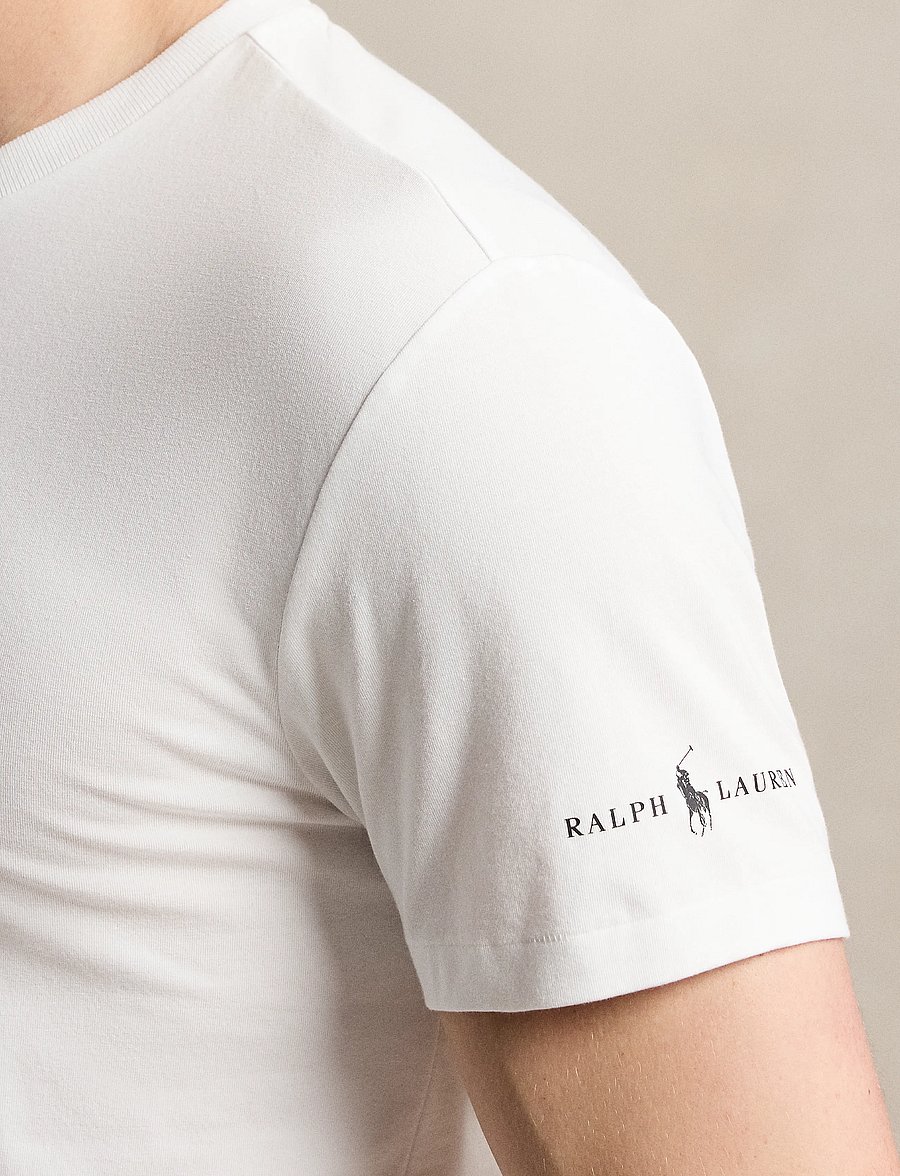 Polo Ralph Lauren - Stretch Crewneck Undershirt 3-Pack - 3pk white/white/w - 3