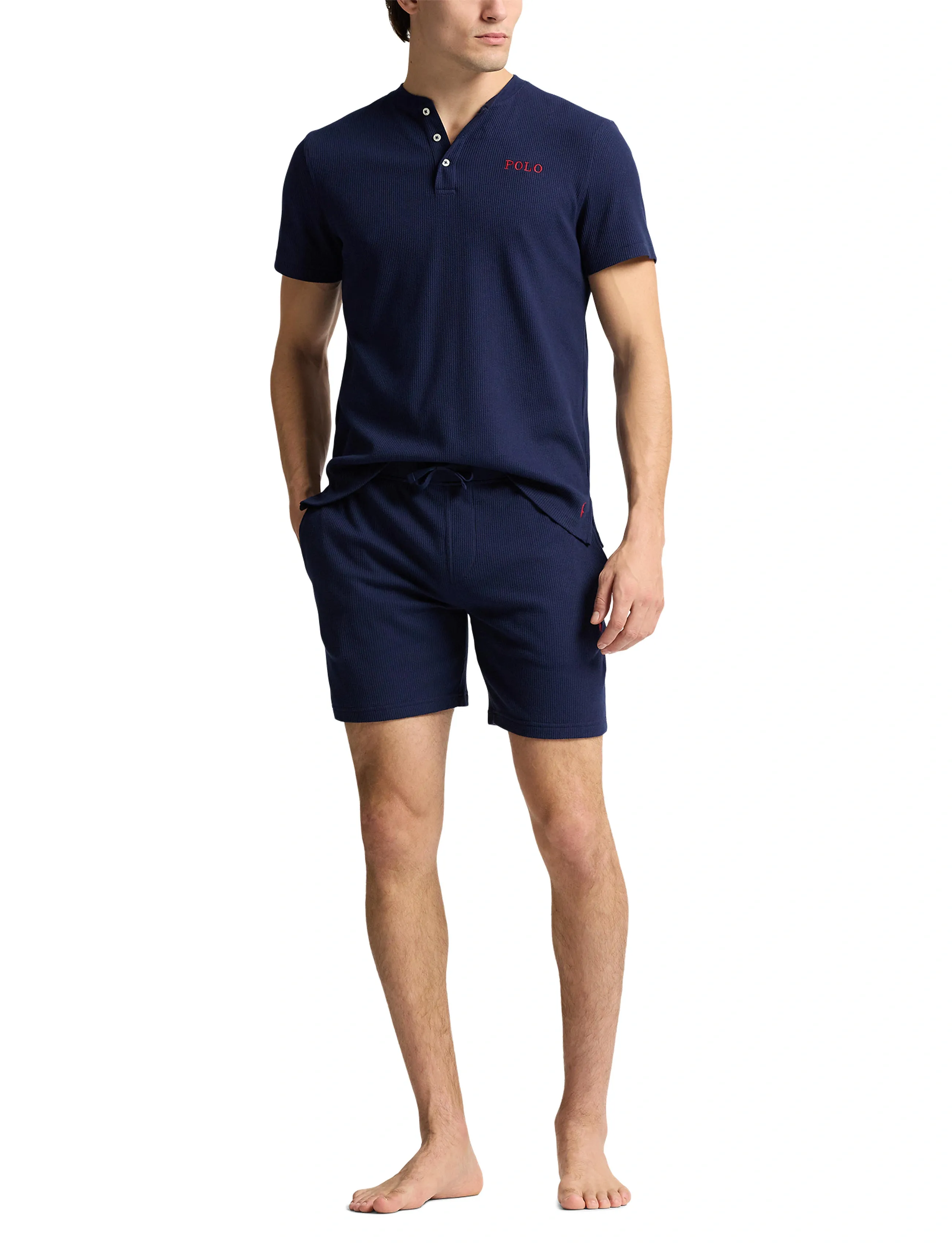Polo Ralph Lauren - WAFFLE-SLE-TOP - cruise navy - 4