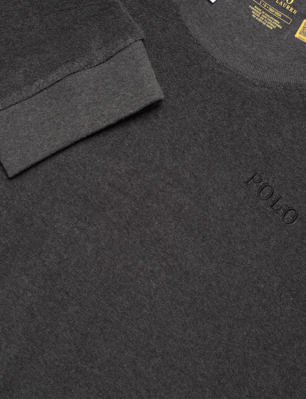 Polo Ralph Lauren - COTTON-SLE-TOP - pyjama tops - grey terry - 2