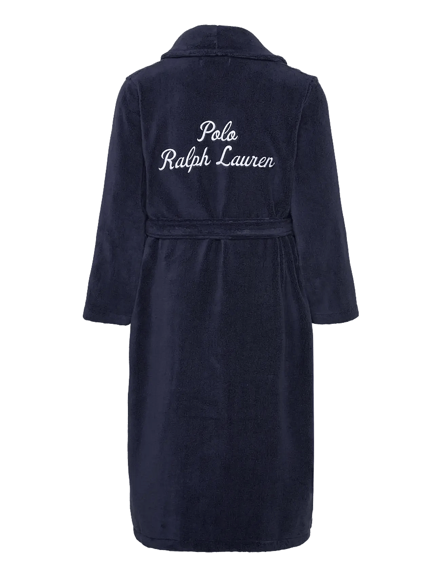 Polo Ralph Lauren - Logo-Embroidered Cotton Terry Robe - hommikumantlid - cruise navy - 2