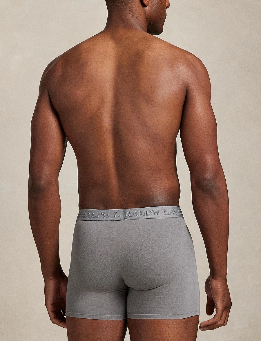 Polo Ralph Lauren - Stretch Cotton Boxer Brief 3-Pack - unterhosen im multipack - 3pk black/perf gr - 2