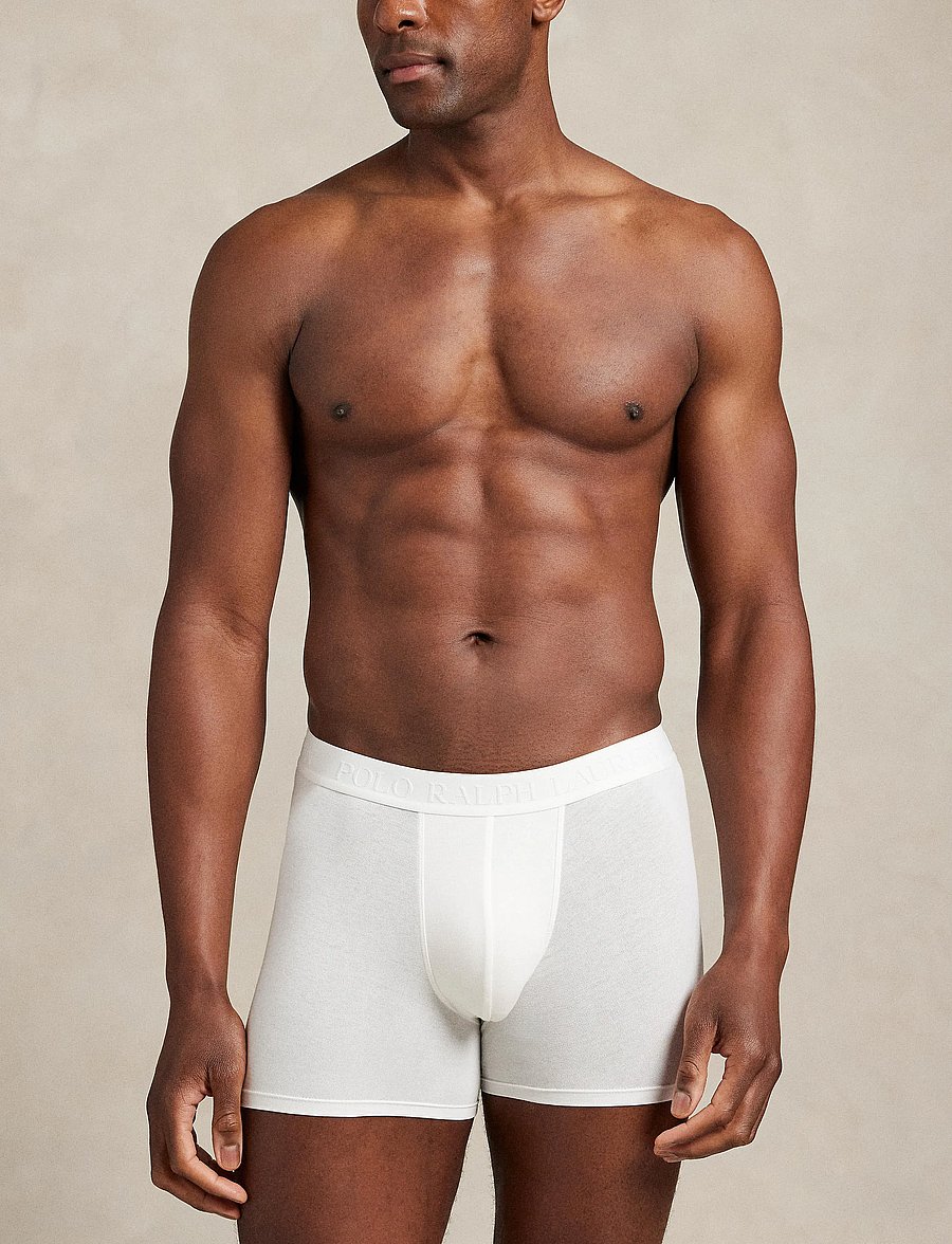 Polo Ralph Lauren - Stretch Cotton Boxer Brief 3-Pack - unterhosen im multipack - 3pk black/perf gr - 3
