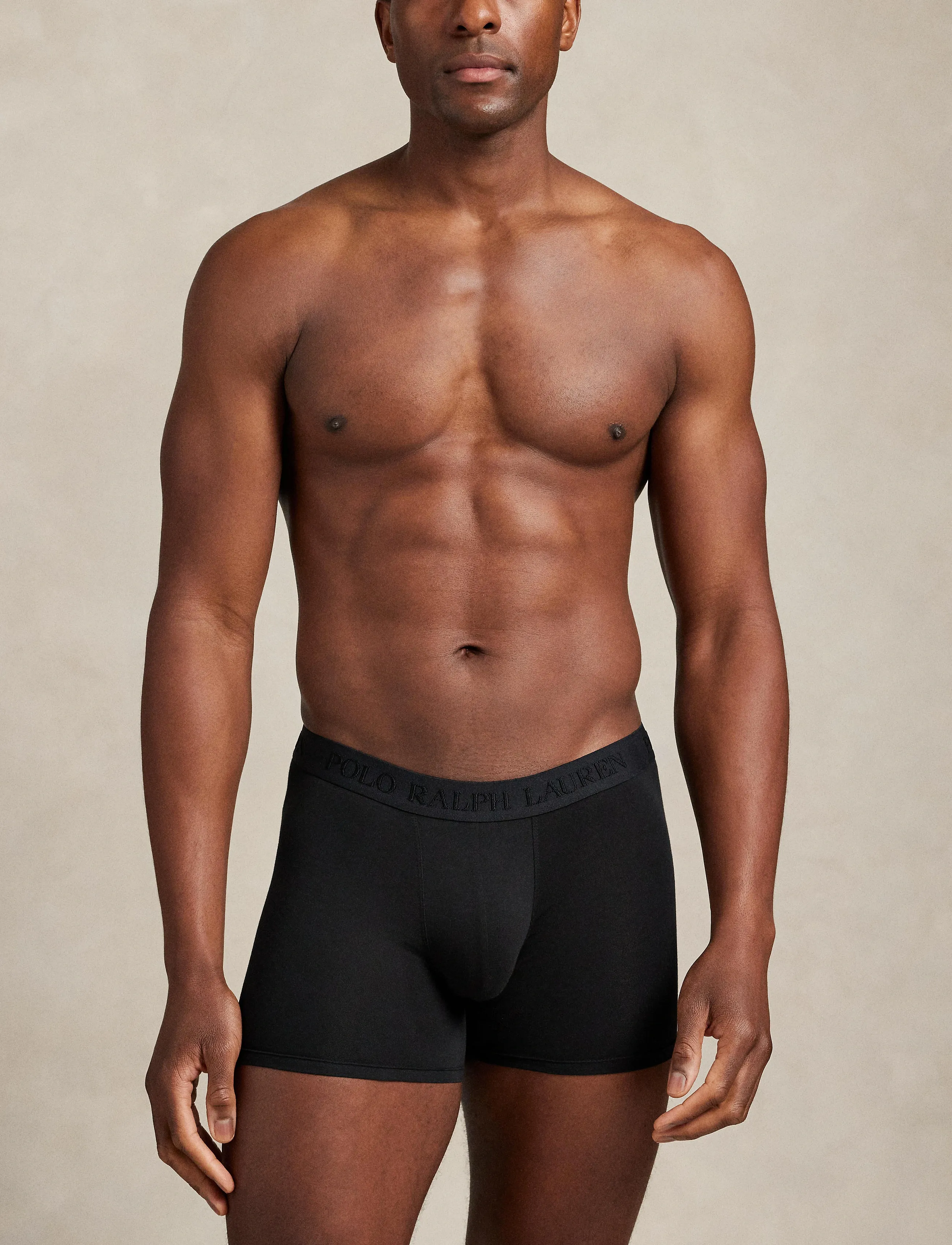 Polo Ralph Lauren - Stretch Cotton Boxer Brief 3-Pack - aluspükste mitmikpakk - 3pk black/perf gr - 4