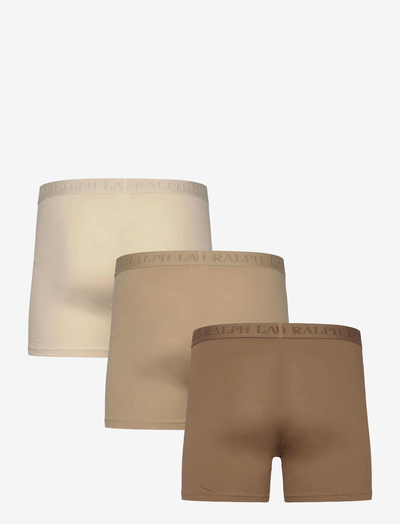 Polo Ralph Lauren - Stretch Cotton Boxer Brief 3-Pack - multipack underbukser - 3pk khakis - 1