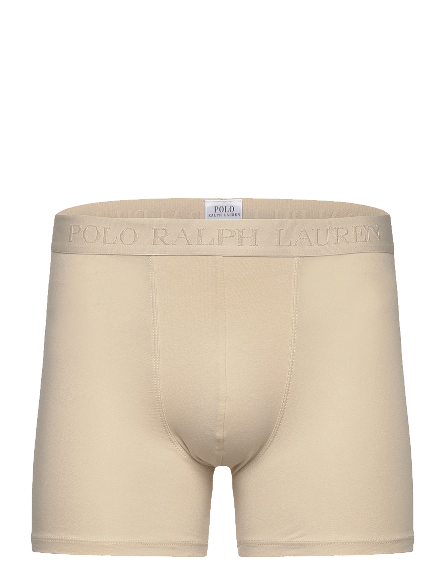 Polo Ralph Lauren - Stretch Cotton Boxer Brief 3-Pack - unterhosen im multipack - 3pk khakis - 4