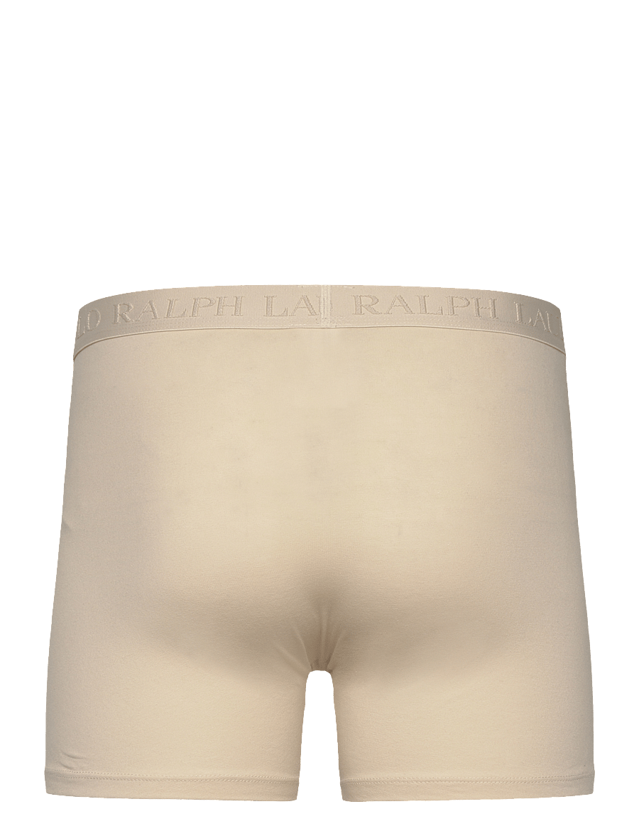 Polo Ralph Lauren - Stretch Cotton Boxer Brief 3-Pack - unterhosen im multipack - 3pk khakis - 5