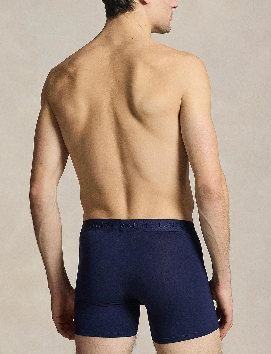 Polo Ralph Lauren - Stretch Cotton Boxer Brief 3-Pack - unterhosen im multipack - 3pk navy/navy/nav - 2
