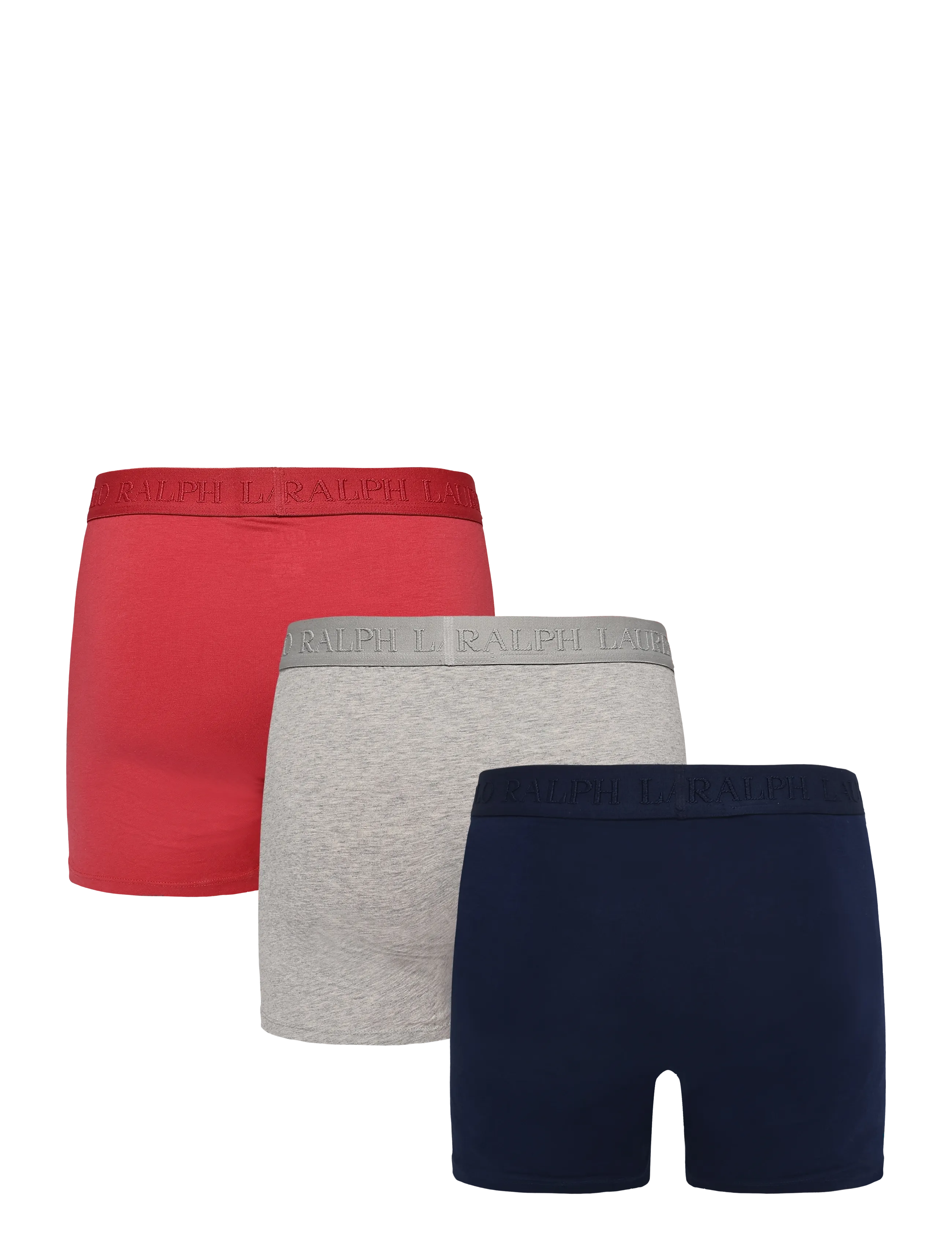 Polo Ralph Lauren - Stretch Cotton Boxer Brief 3-Pack - multipack kalsonger - 3pk np nvy/chilip - 2