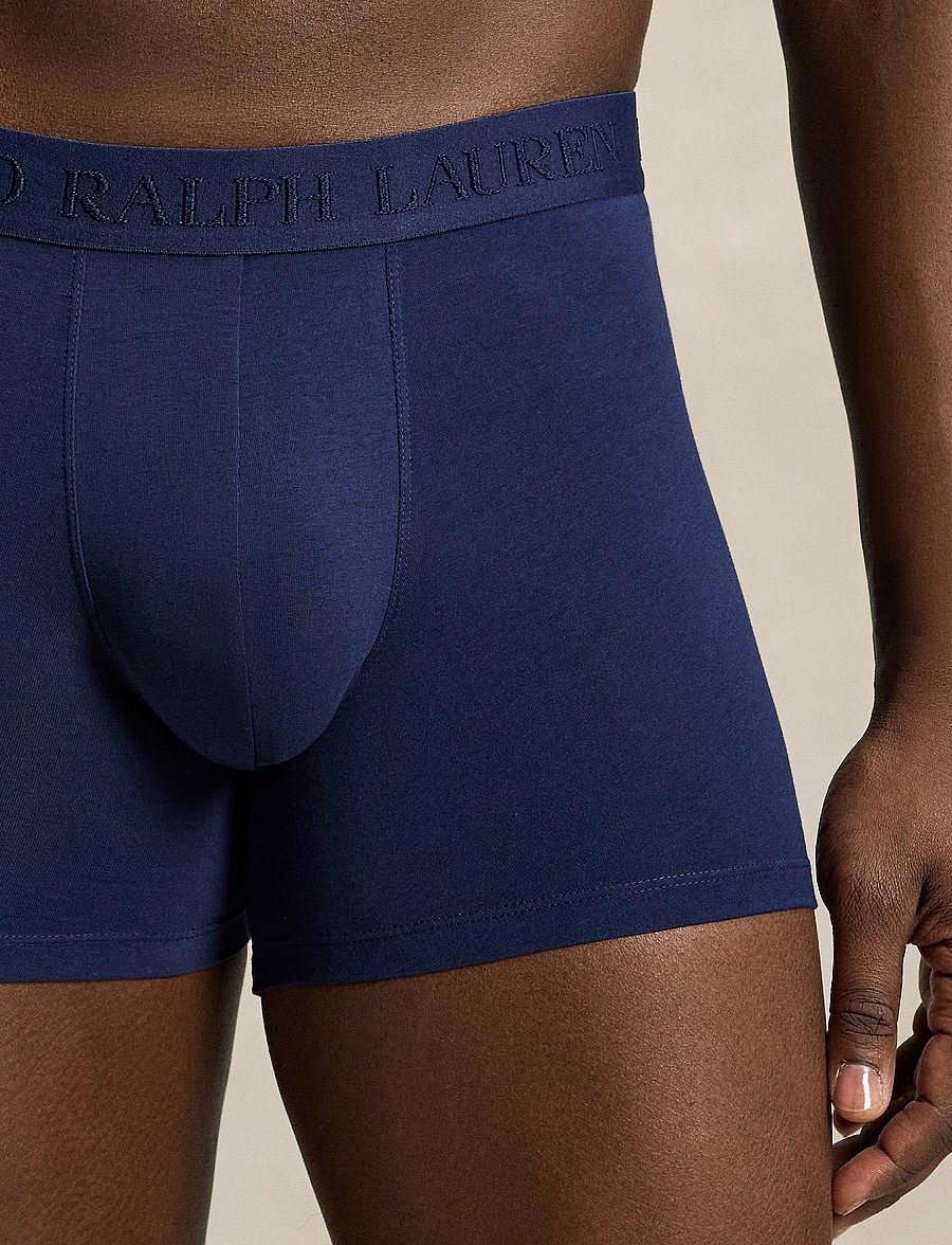 Polo Ralph Lauren - Stretch Cotton Boxer Brief 3-Pack - unterhosen im multipack - 3pk np nvy/chilip - 2
