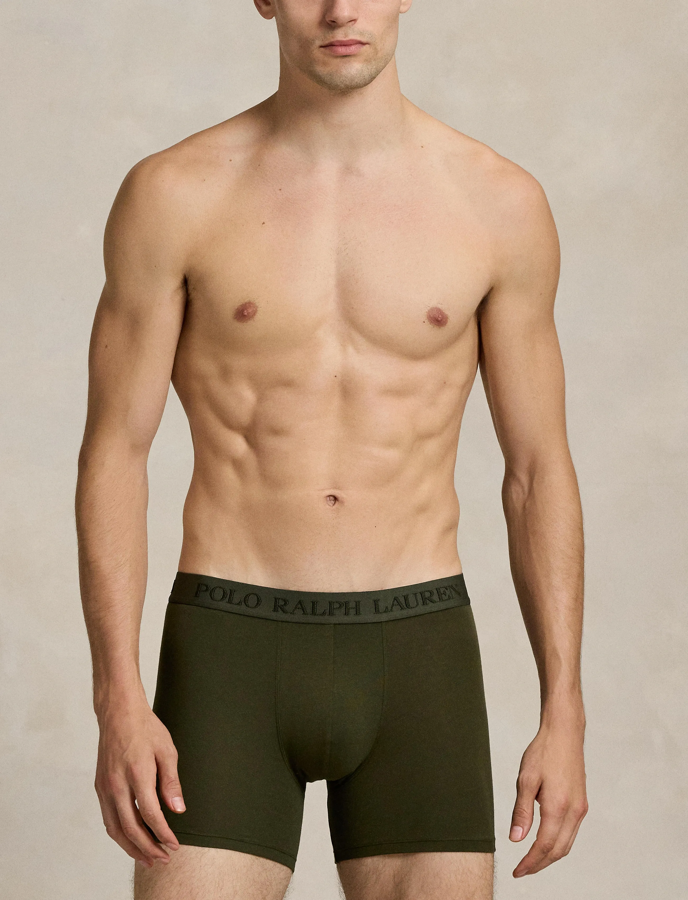 Polo Ralph Lauren - COTTON BLEND-3PK-BXB - trunks - 3pk olives - 3
