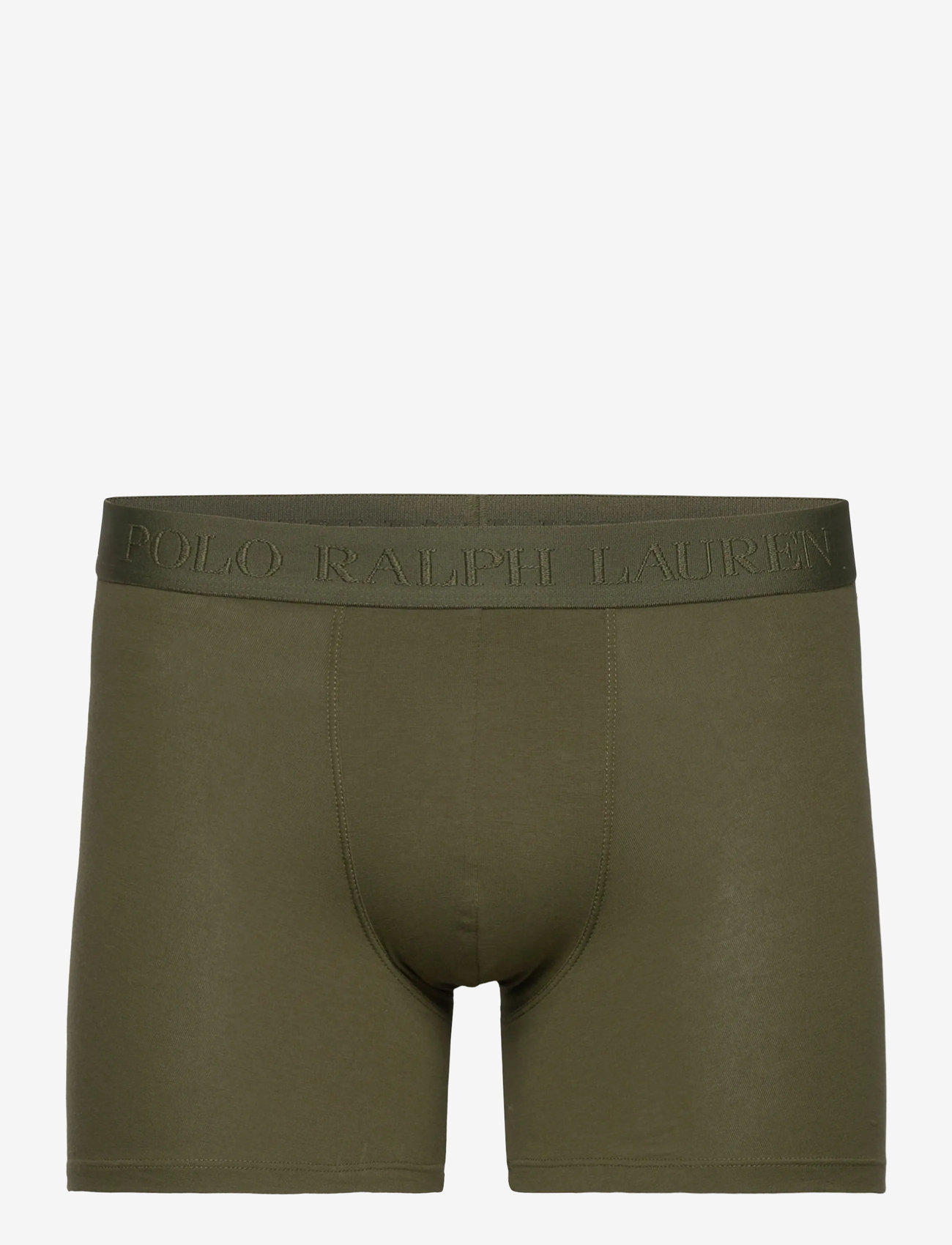 Polo Ralph Lauren - Stretch Cotton Boxer Brief 3-Pack - multipack kalsonger - 3pk olives - 2