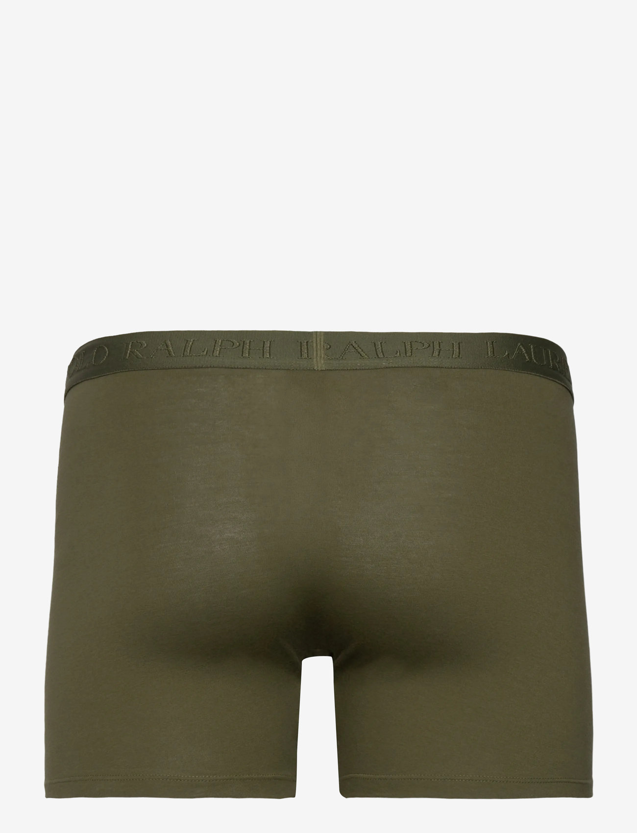 Polo Ralph Lauren - Stretch Cotton Boxer Brief 3-Pack - multipack kalsonger - 3pk olives - 3