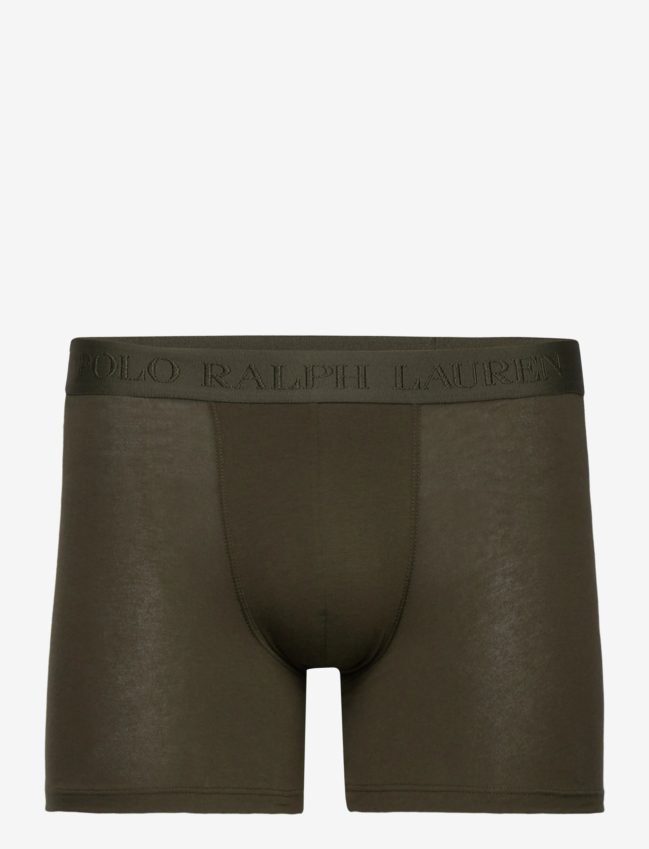 Polo Ralph Lauren - Stretch Cotton Boxer Brief 3-Pack - multipack kalsonger - 3pk olives - 4