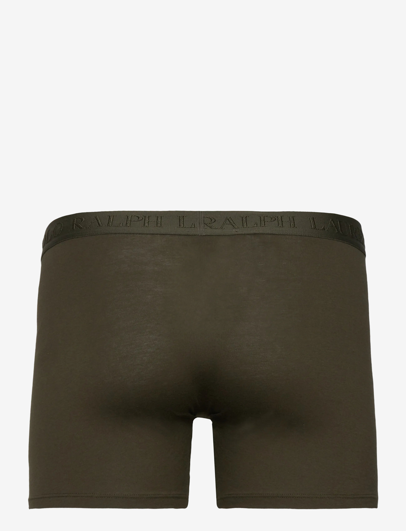 Polo Ralph Lauren - Stretch Cotton Boxer Brief 3-Pack - multipack kalsonger - 3pk olives - 5