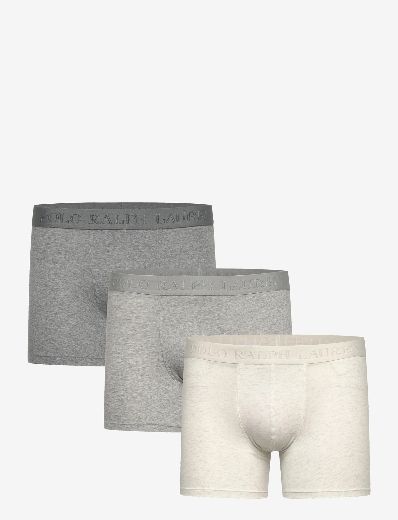 Polo Ralph Lauren - Stretch Cotton Boxer Brief 3-Pack - unterhosen im multipack - 3pk sho htr/and h - 0