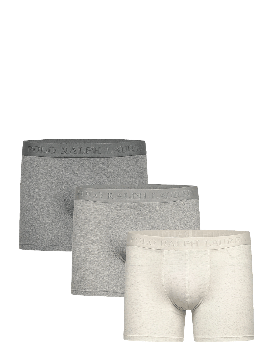 Polo Ralph Lauren - Stretch Cotton Boxer Brief 3-Pack - unterhosen im multipack - 3pk sho htr/and h - 1