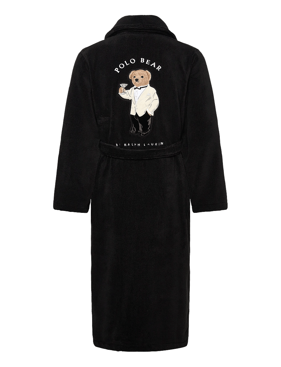Polo Ralph Lauren - Polo Bear Cotton Terry Robe - bademäntel - polo black - 1