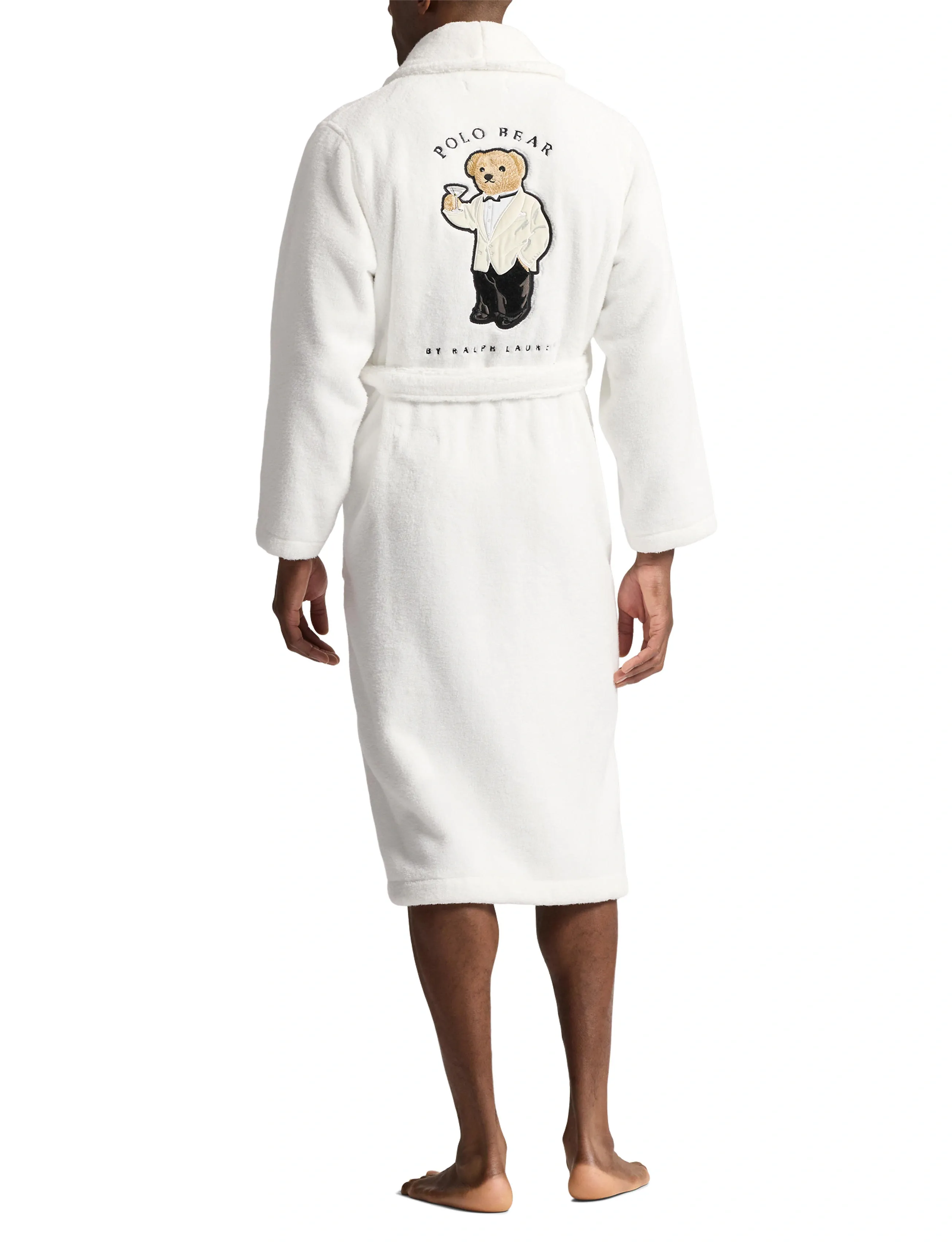 Polo Ralph Lauren - Polo Bear Cotton Terry Robe - robes - white - 3