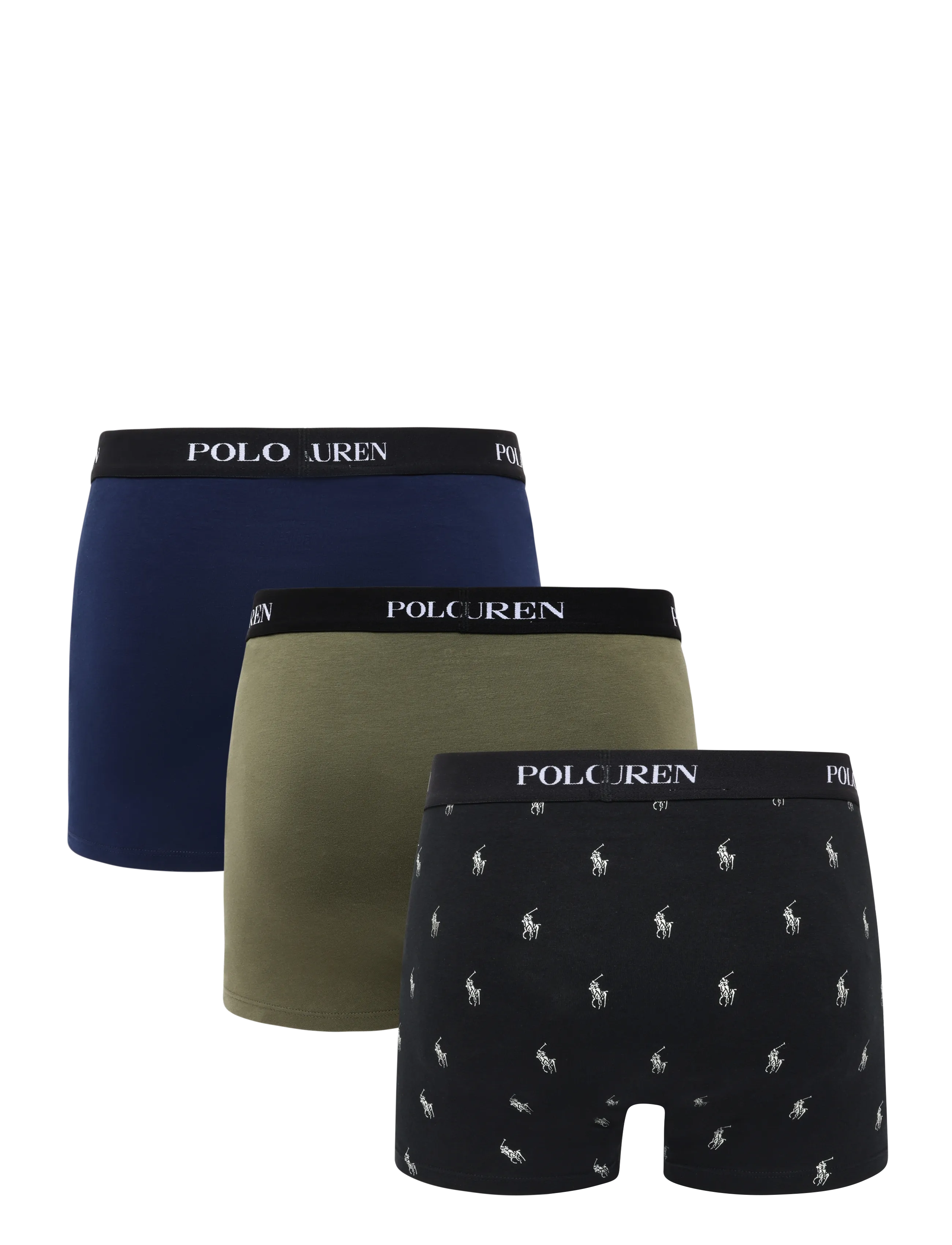 Polo Ralph Lauren - BCI COTTON/ELASTANE-3PK-TRN - 3pk np navy/crs o - 1