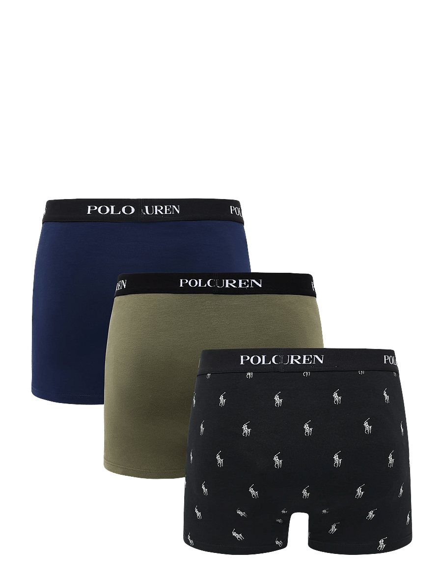 Polo Ralph Lauren - BCI COTTON/ELASTANE-3PK-TRN - unterhosen im multipack - 3pk np navy/crs o - 1