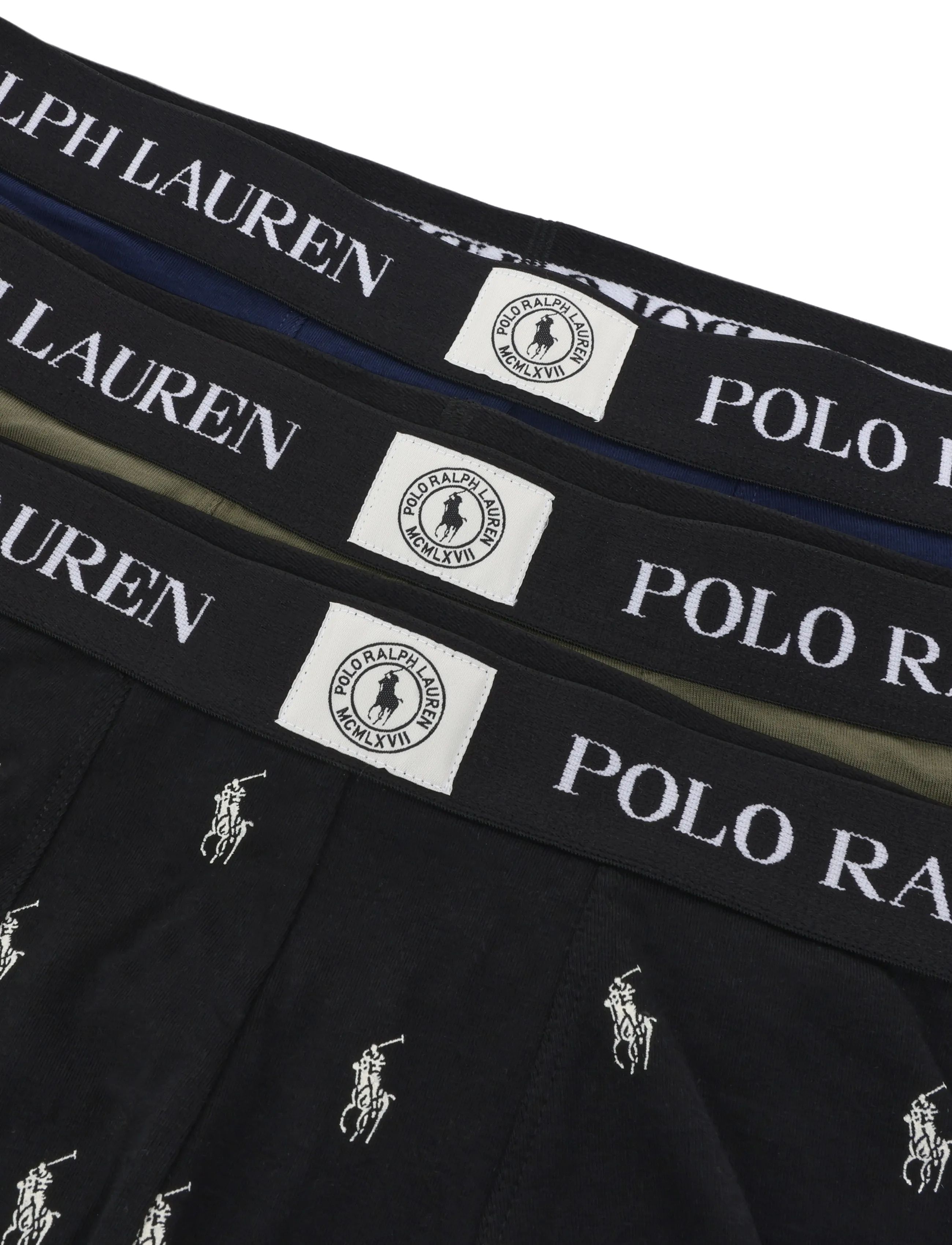 Polo Ralph Lauren - BCI COTTON/ELASTANE-3PK-TRN - 3pk np navy/crs o - 2