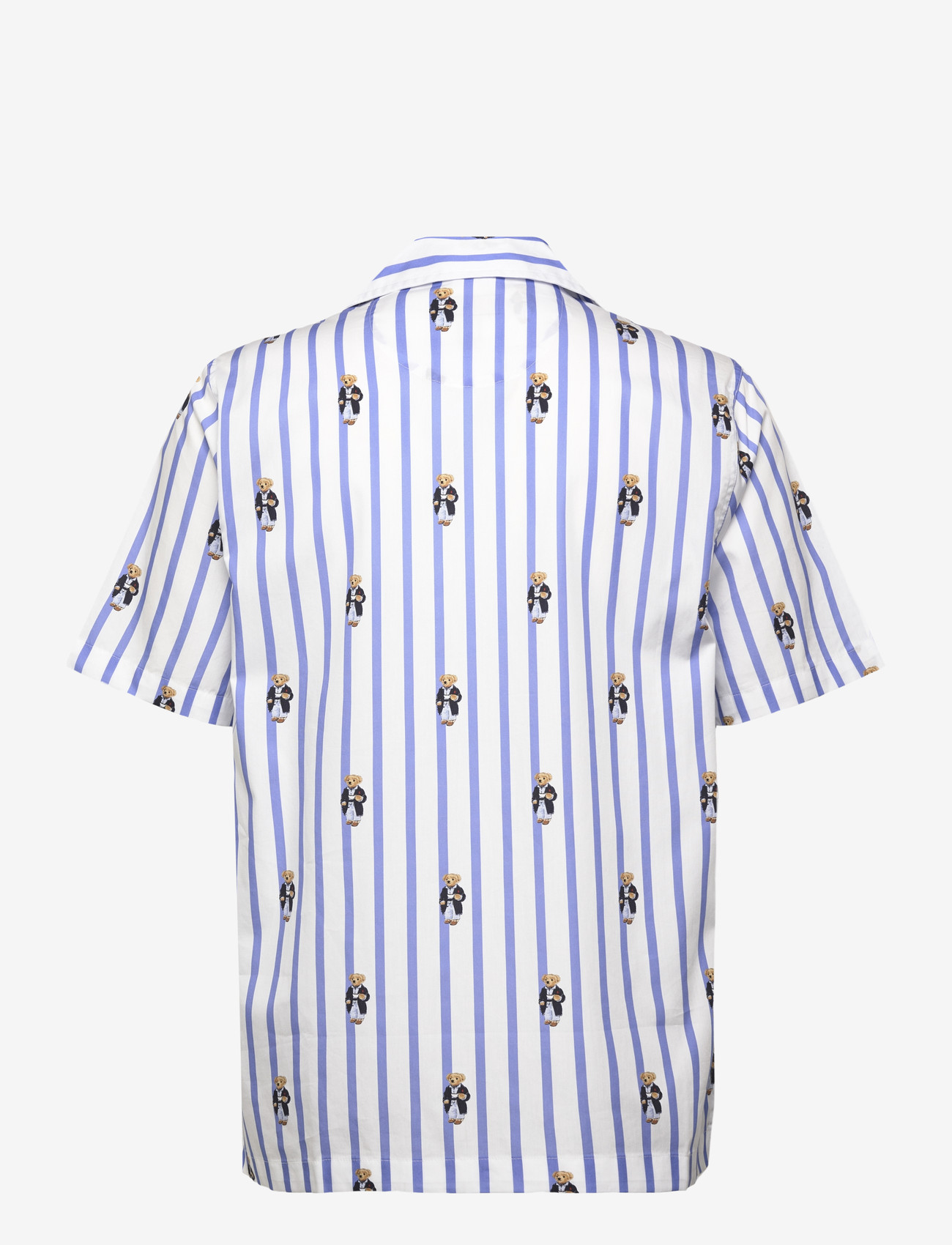 Polo Ralph Lauren - Polo Bear Striped Poplin Pajama Shirt - pyjama tops - harbor island blu - 2
