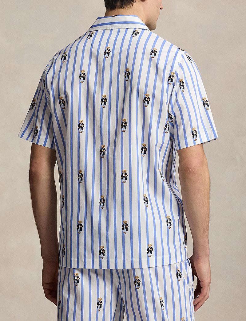 Polo Ralph Lauren - Polo Bear Striped Poplin Pajama Shirt - pyjama tops - harbor island blu - 3