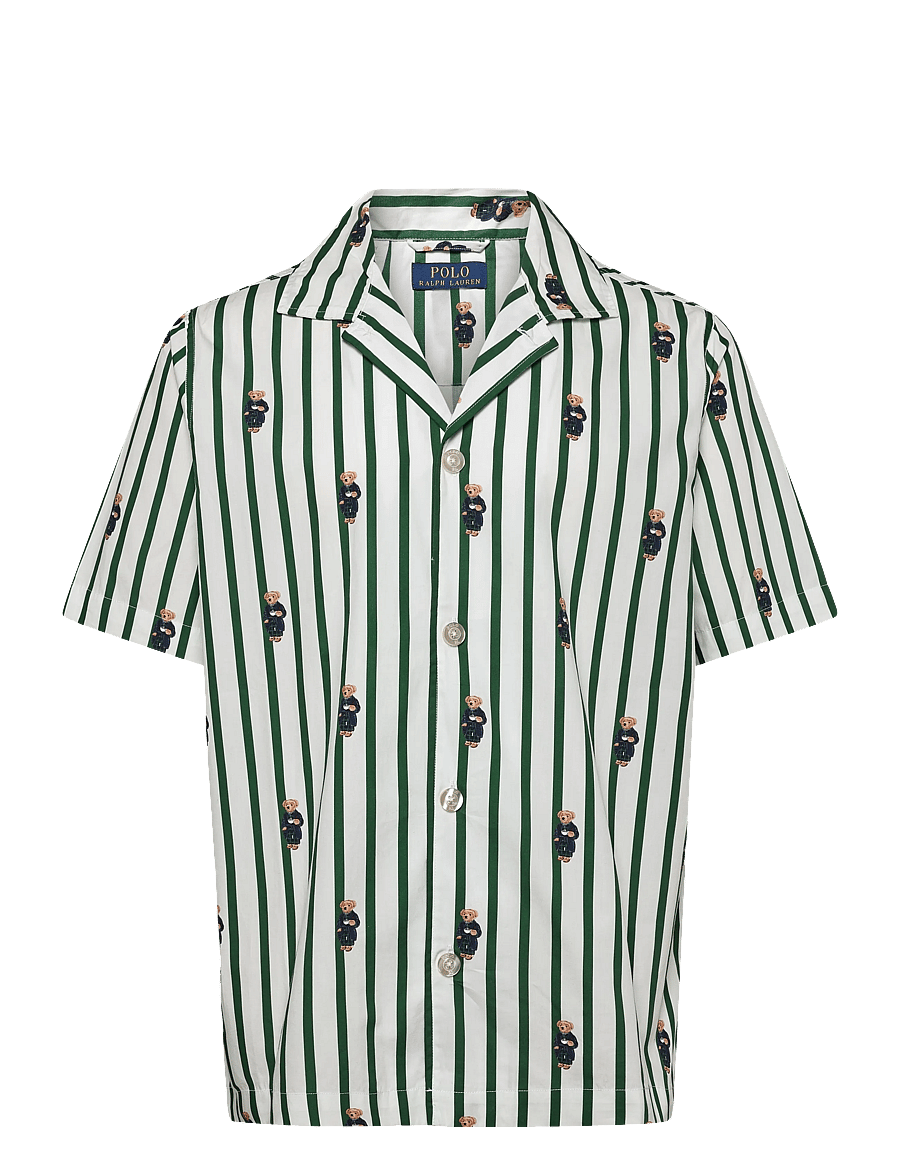 Polo Ralph Lauren - COTTON-SLE-TOP - pyjamaoberteile - verano green/whit - 0