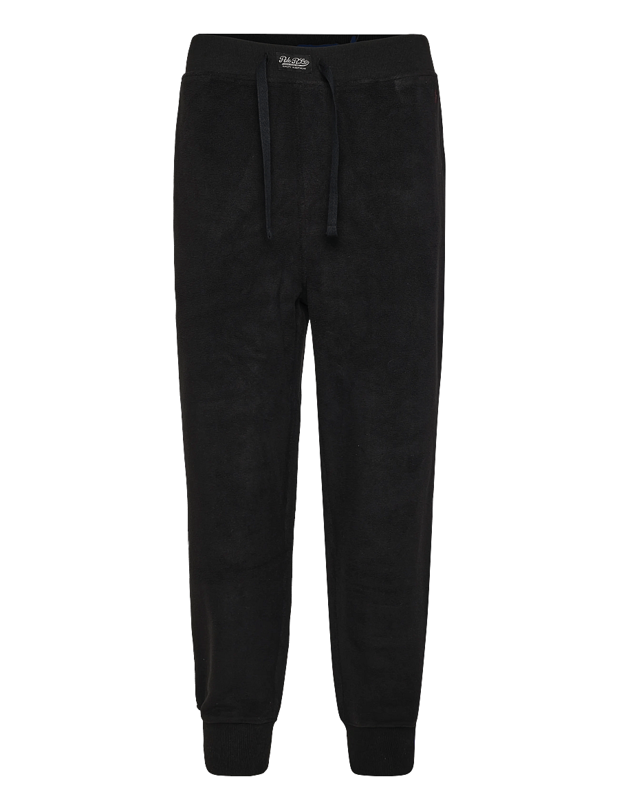 Polo Ralph Lauren - RECYCLED FLEECE-KNT-SLEEP BOTTOM - pyjamahosen - polo black - 0