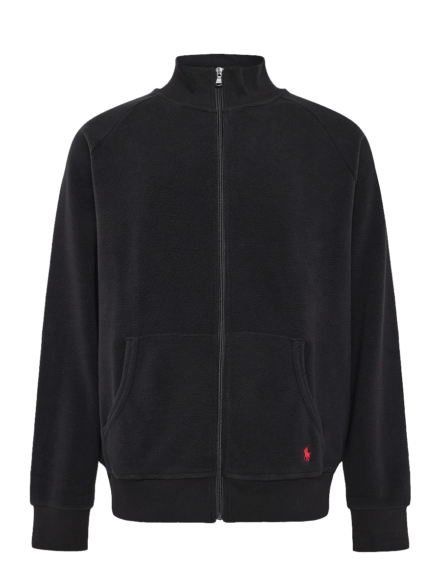 Polo Ralph Lauren - RECYCLED FLEECE-KNT-SLEEP TOP - pyjamaoberteile - polo black - 0