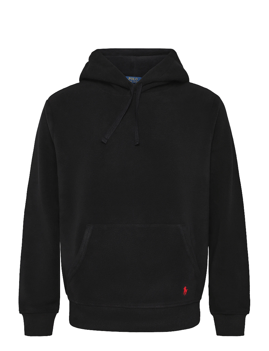 Polo Ralph Lauren - RECYCLED FLEECE-KNT-SLEEP TOP - kapuzenpullover - polo black - 0