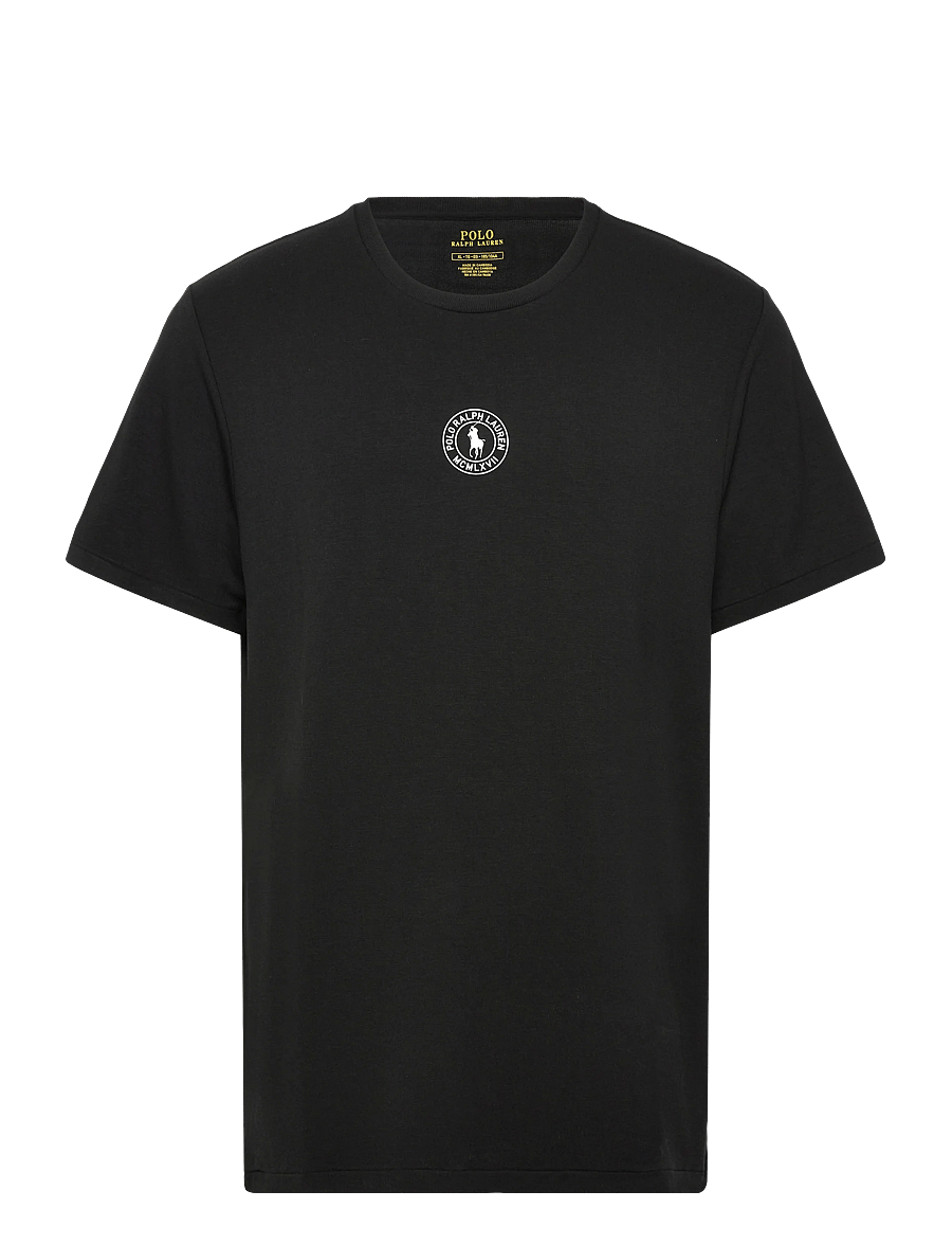 Polo Ralph Lauren - Logo French Terry Sleep Shirt - pyjamaoberteile - polo blck - 1