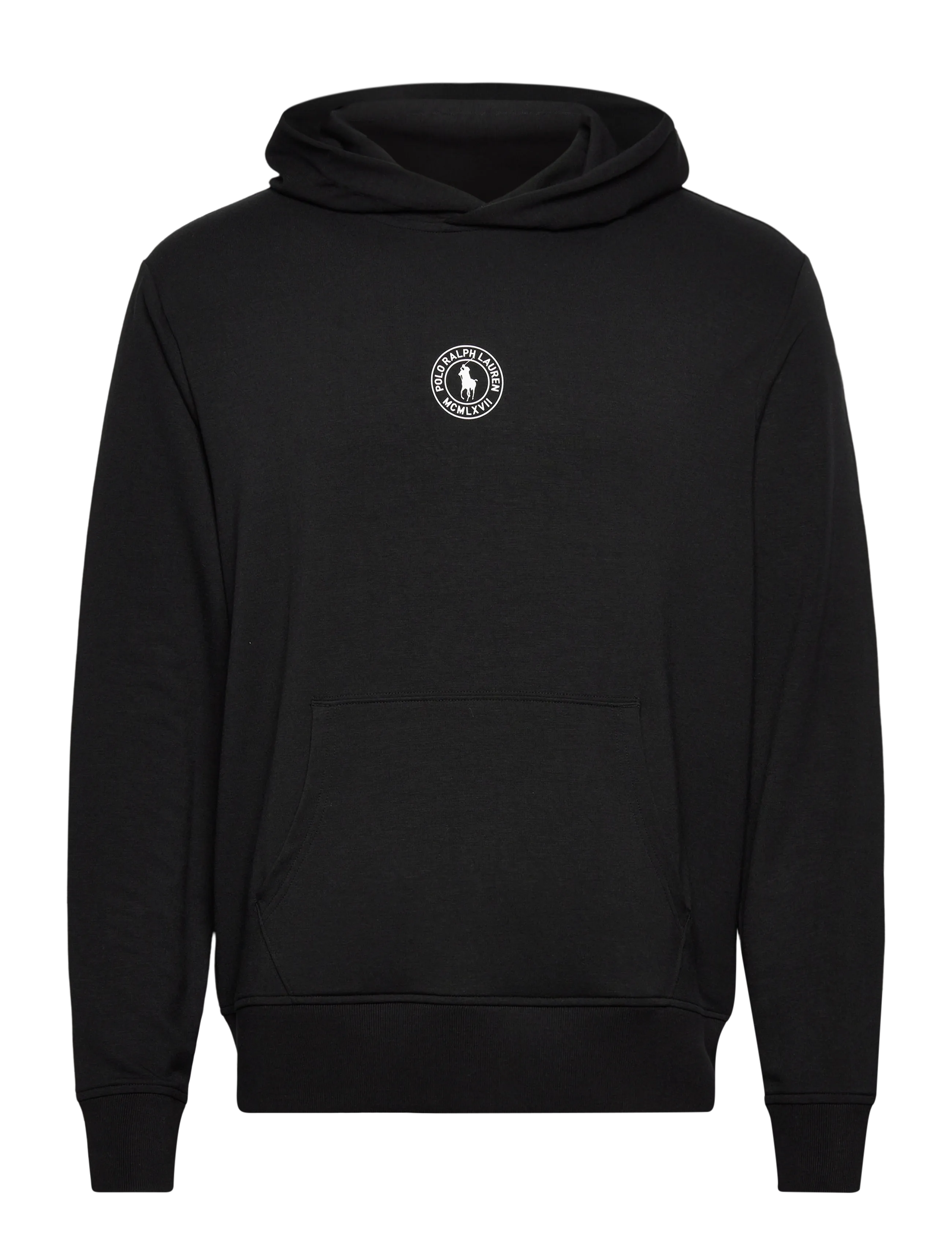 Polo Ralph Lauren Logo French Terry Sleep Hoodie - Riided - POLO BLACK/POLO B / black