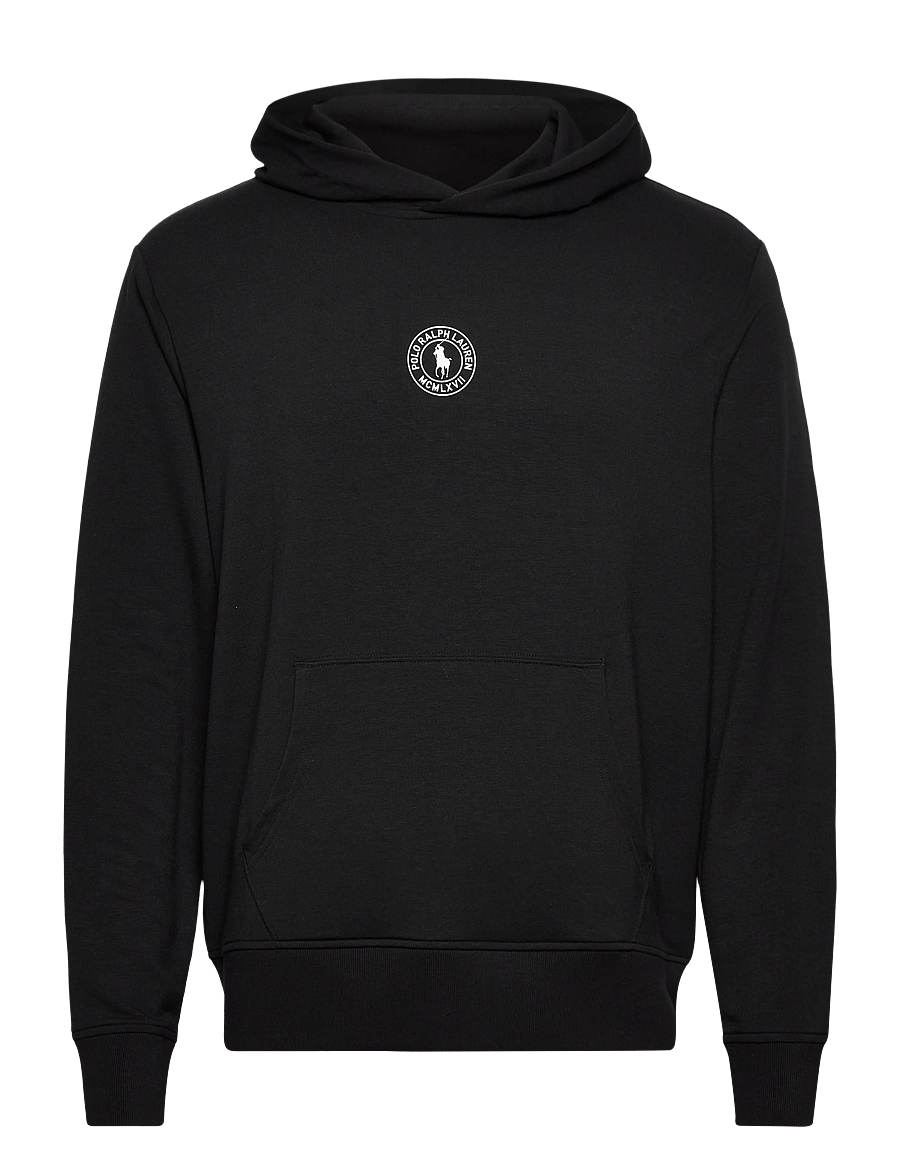 Polo Ralph Lauren - Logo French Terry Sleep Hoodie - hupparit - polo black/polo b - 1