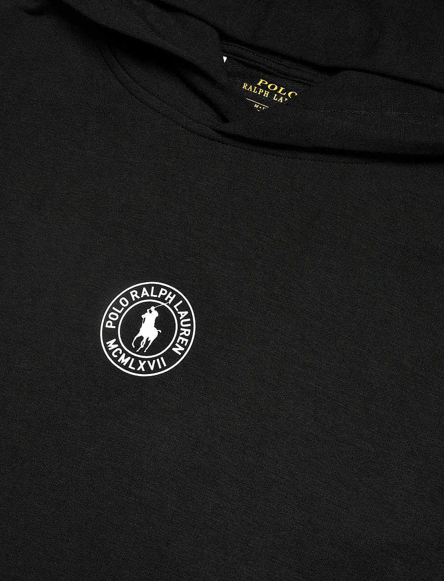 Polo Ralph Lauren - Logo French Terry Sleep Hoodie - hupparit - polo black/polo b - 4